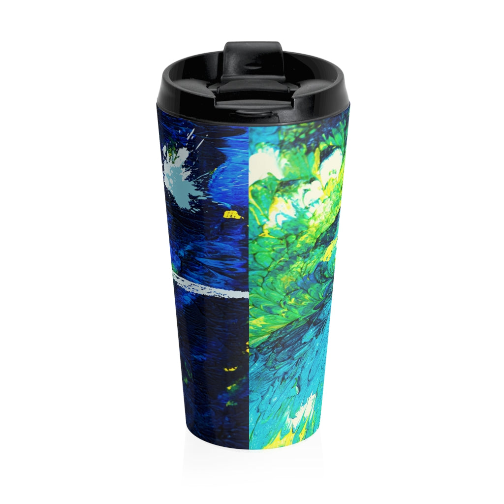 Transcendent Water Lily Stainless Steel Travel Mug