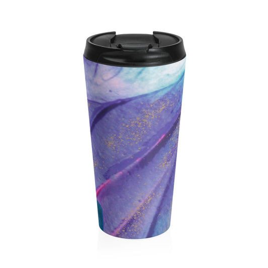 Light Upon Blooms Stainless Steel Travel Mug