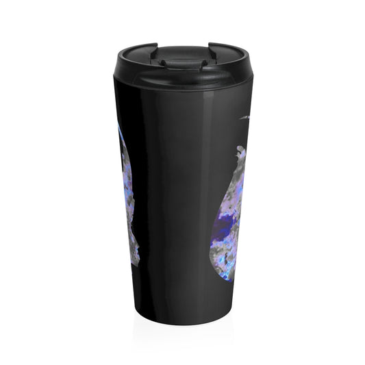 Bloom Within Abstract Stainless Steel Travel Mug