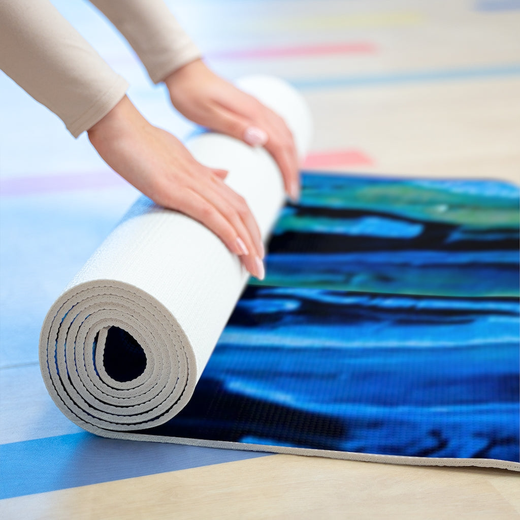 DBTS Electric Blue Foam Yoga Mat