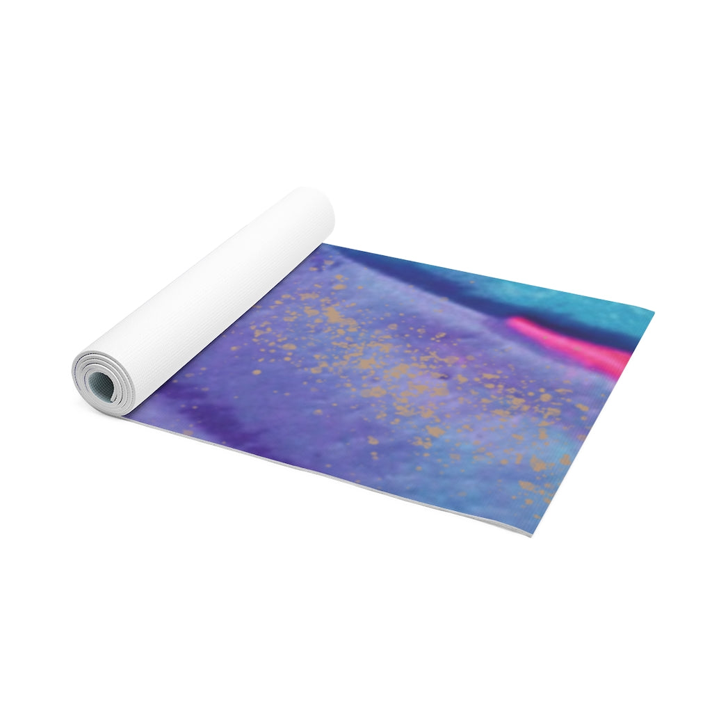 Light Upon Blooms Foam Yoga Mat