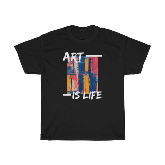 Art Is Life 1 Unisex Heavy Cotton Tee