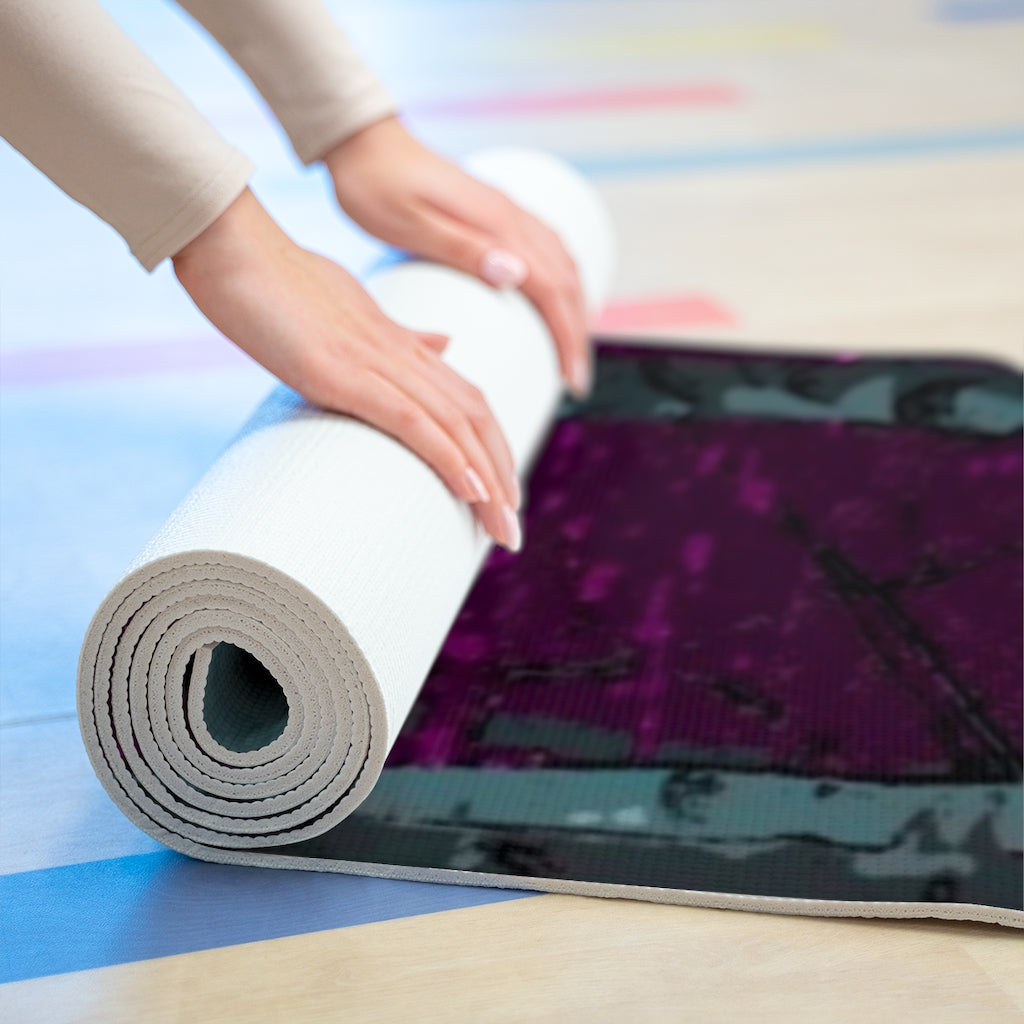 Fairy Forest Pink Foam Yoga Mat