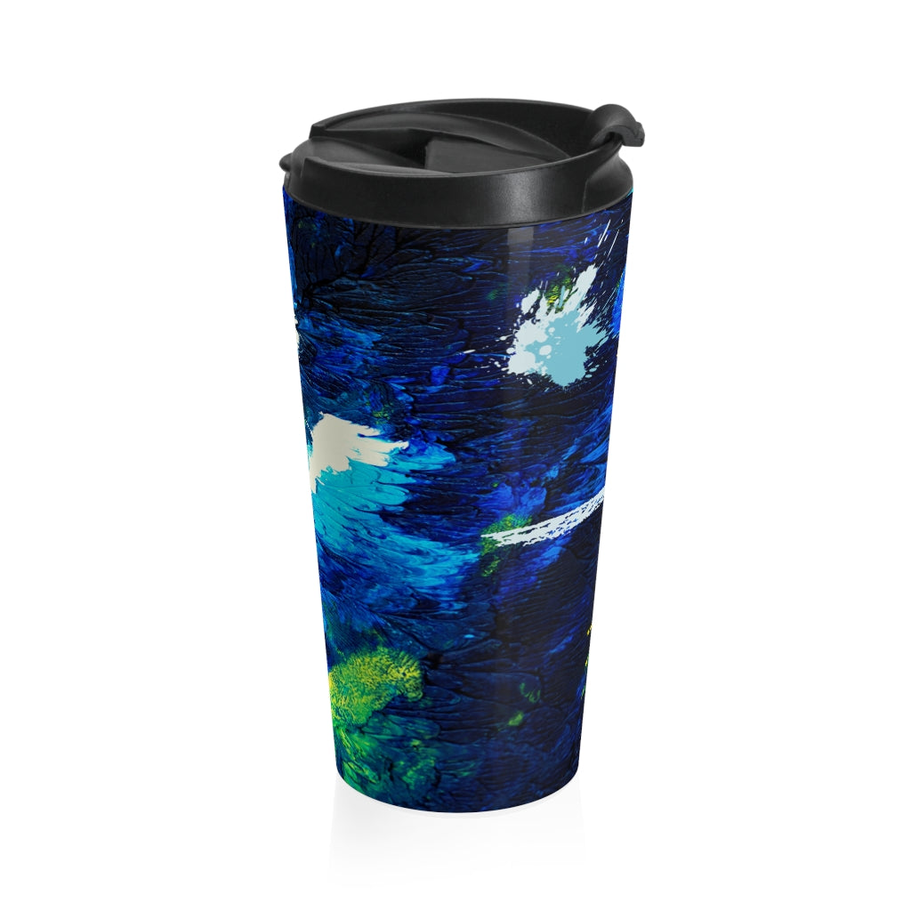 Transcendent Water Lily Stainless Steel Travel Mug