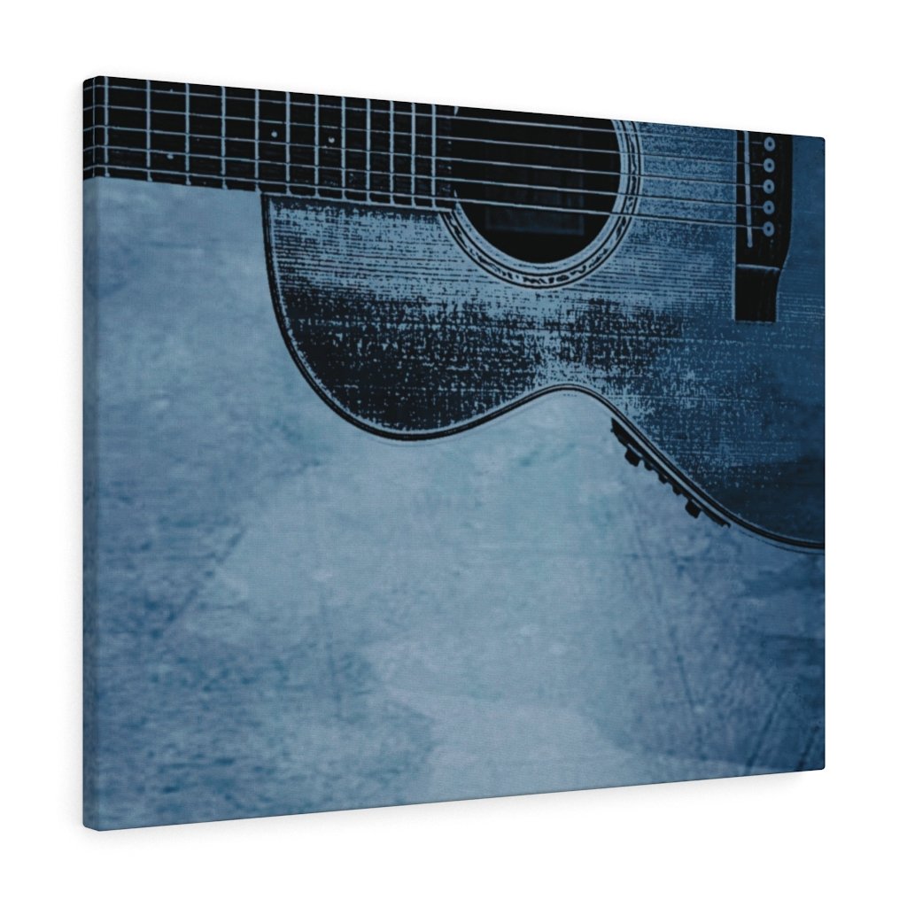 Axe In The Blues Gallery Wrapped Canvas Print 30 x 24 inches