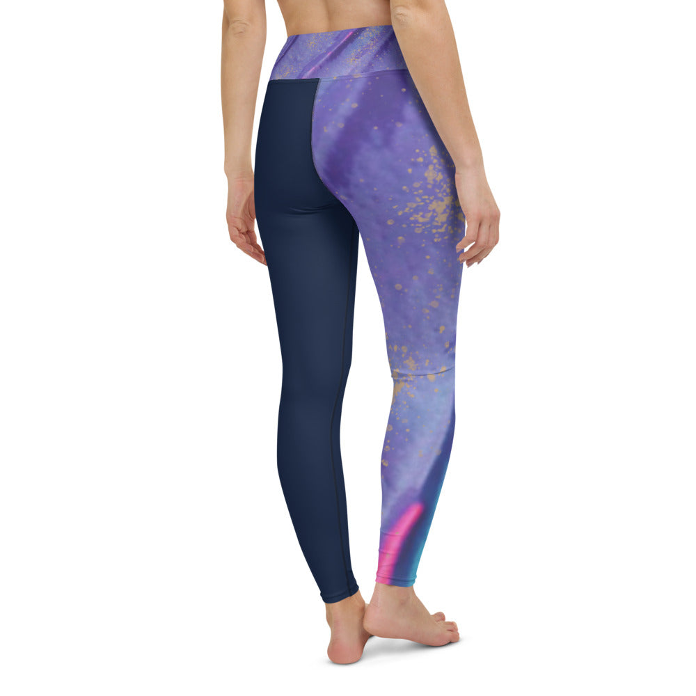 Light Upon Blooms Yoga Leggings