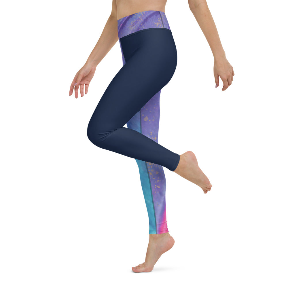 Light Upon Blooms Yoga Leggings