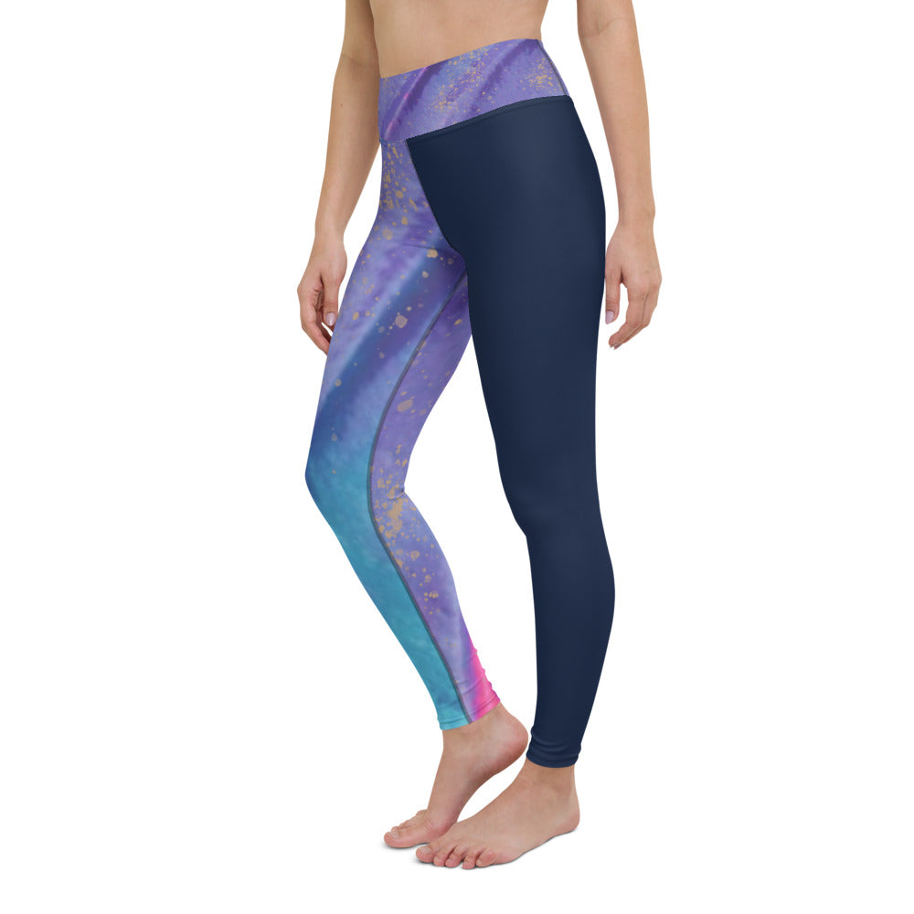 Light Upon Blooms Yoga Leggings