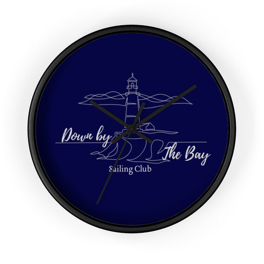 Down By The Bay Sailing Club Wall clock